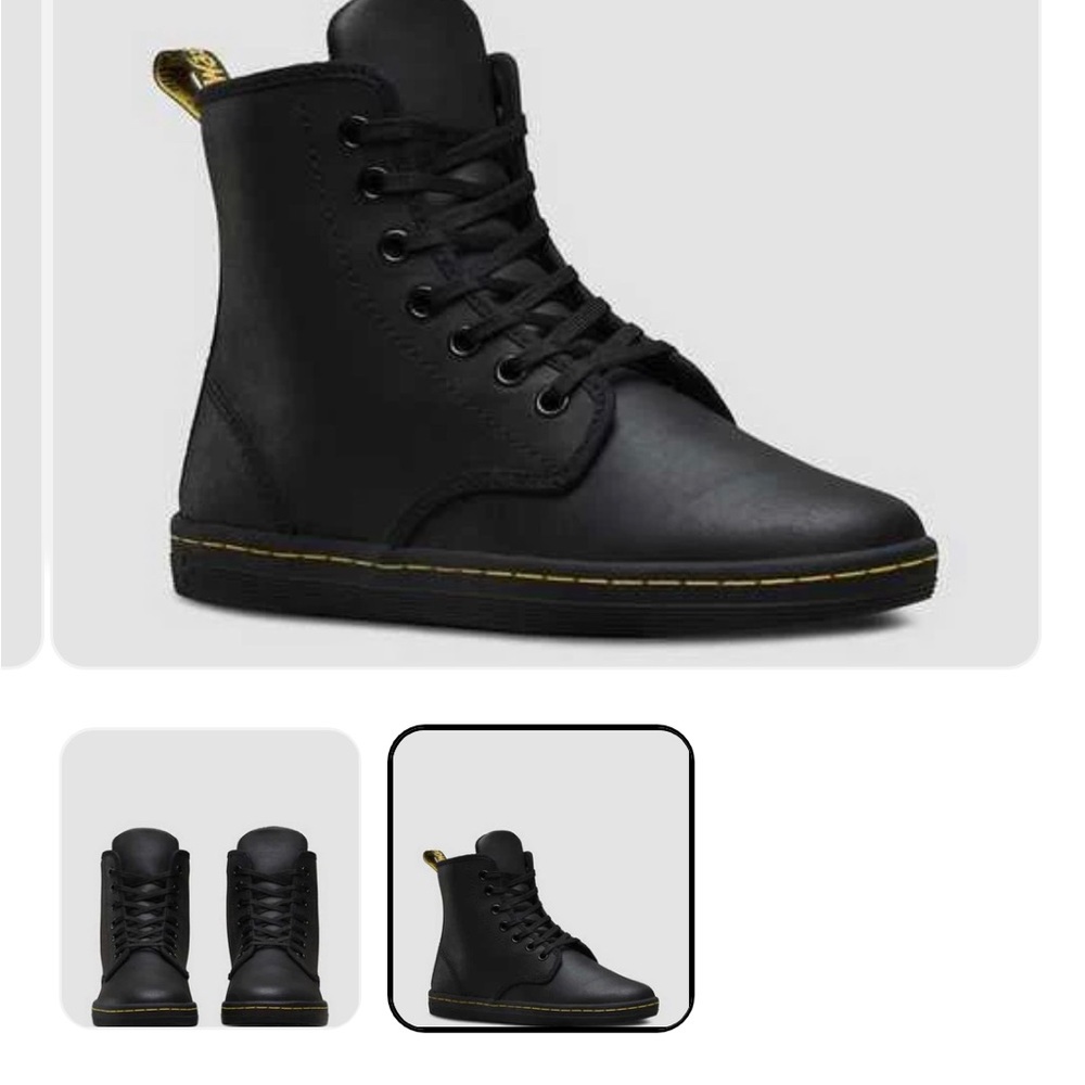 Black High-Top Boots